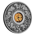 2026 1oz Tuvalu Year of the Horse Rotating Charm .9999 Silver Antiqued Gilded Coin
