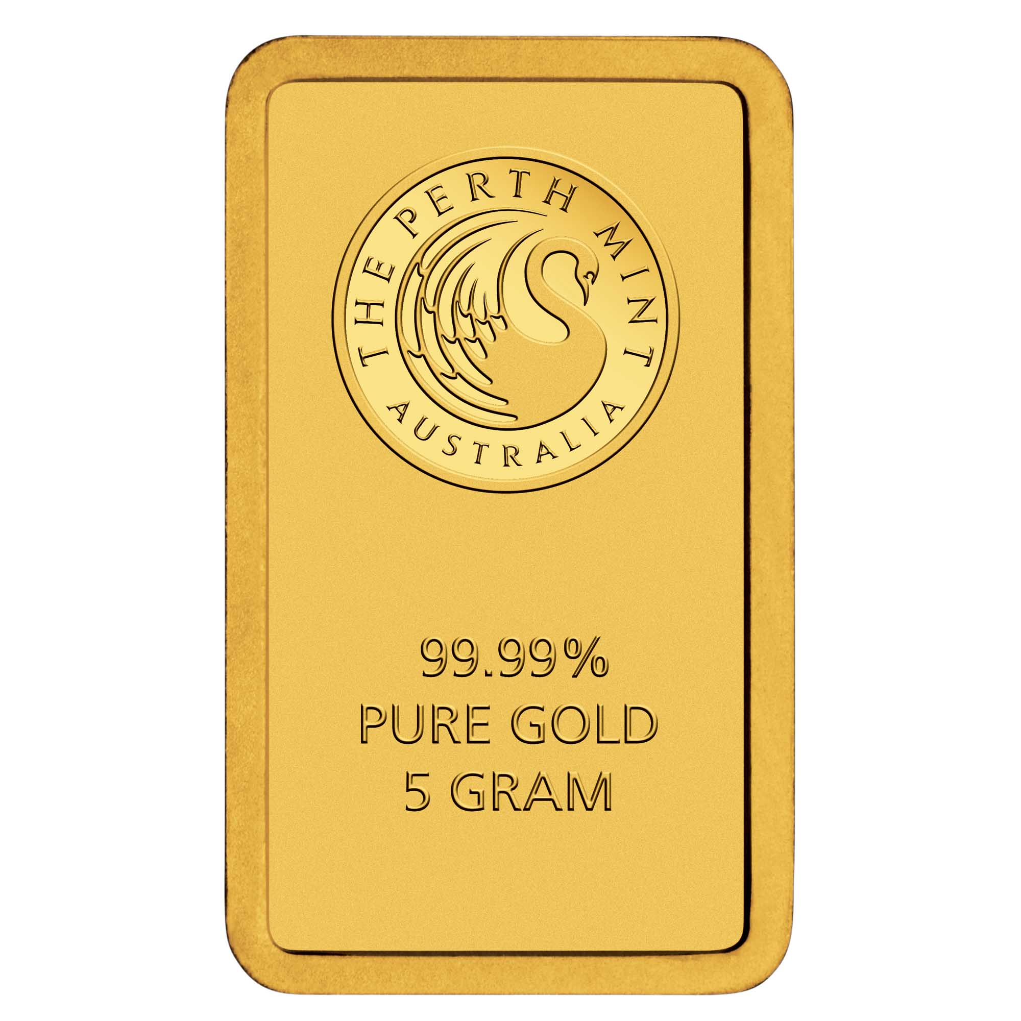 5g Perth Mint Minted Gold Bar