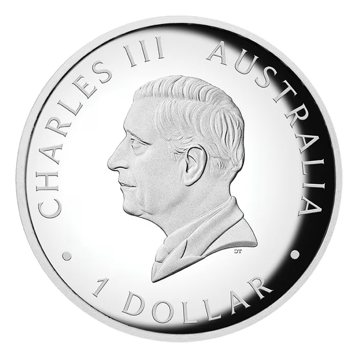 2026 1oz Australia Kangaroo .9999 Silver High Relief Coloured Proof Coin