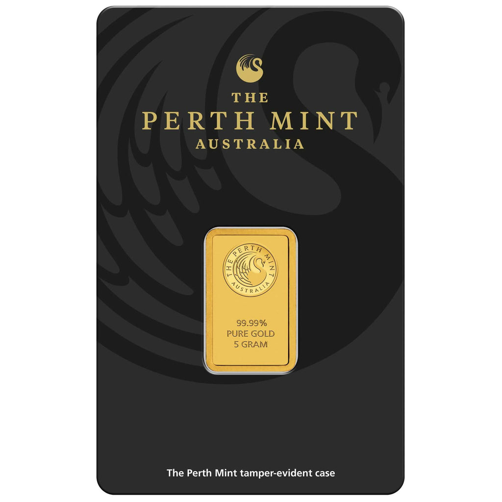 5g Perth Mint Minted Gold Bar