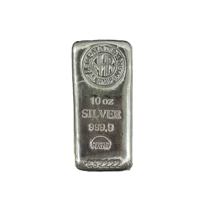 10 oz Nadir .9999 Silver Bar
