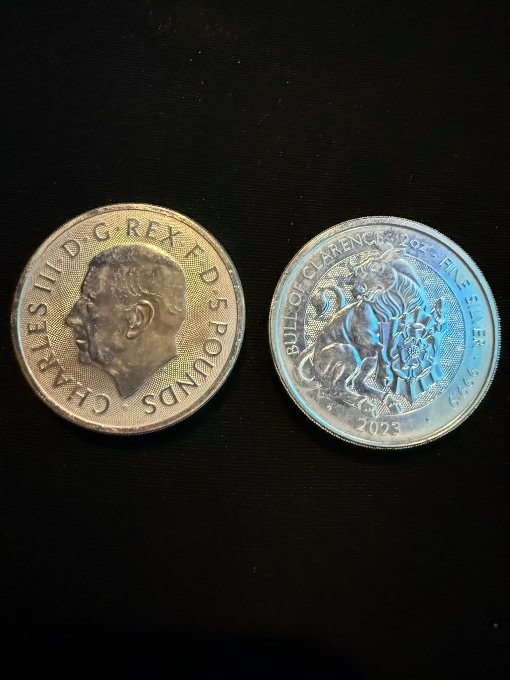 2023 2 oz United Kingdom Silver Tudor Beasts Bullion Coin - The Bull of Clarence (2nd Hand)