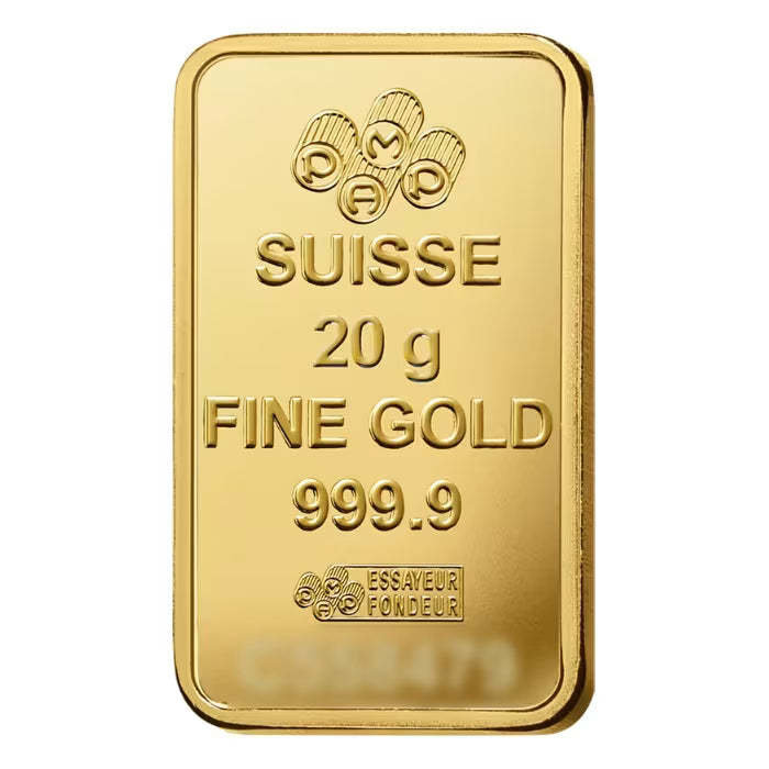 20 gram Pamp Suisse - Lady Fortuna .9999 Gold Bar (In Assay)