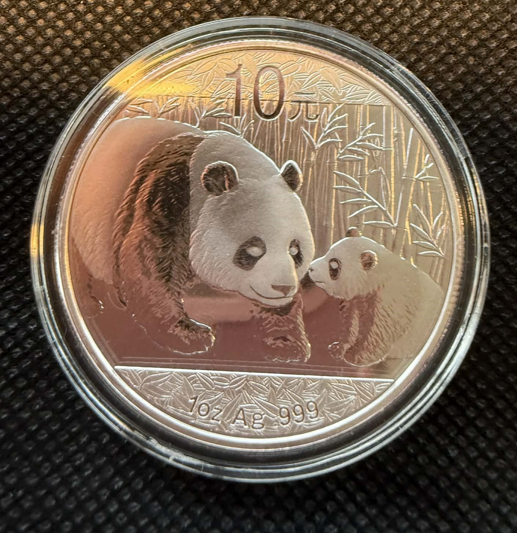 1 oz Chinese Silver Panda Bullion Coins