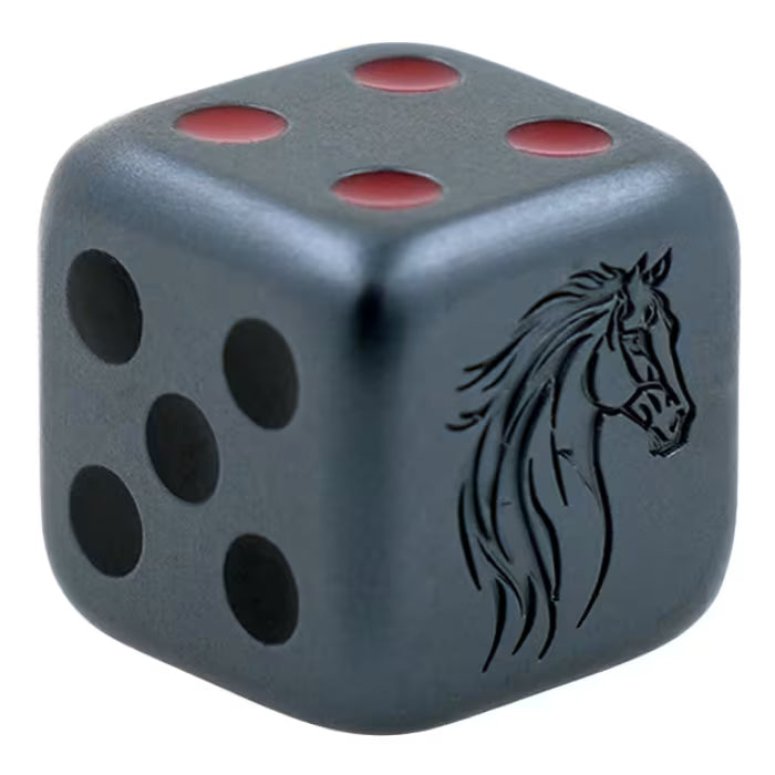 2026 1 oz Fiji Lunar Year of the Horse .999 Silver Black Antique Dice Coin