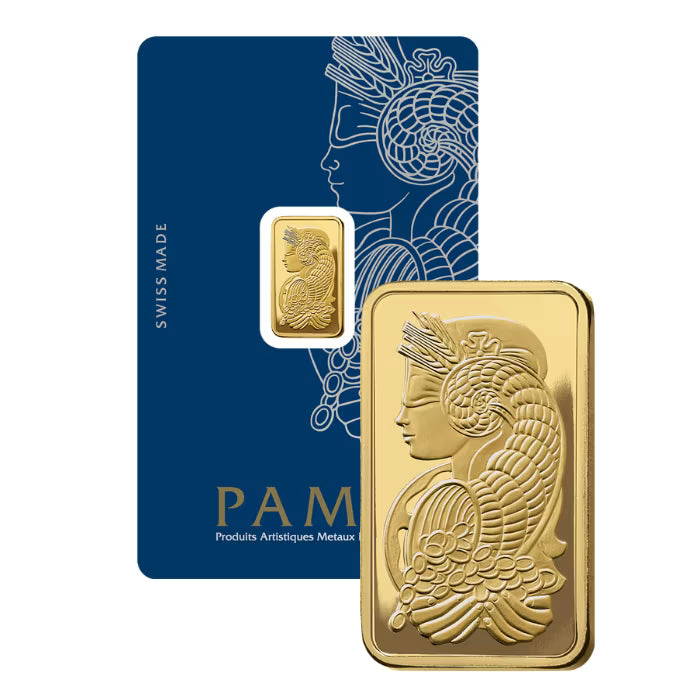 2.5 gram Pamp Suisse Lady Fortuna with Veriscan .9999 Gold Bar (In Assay)