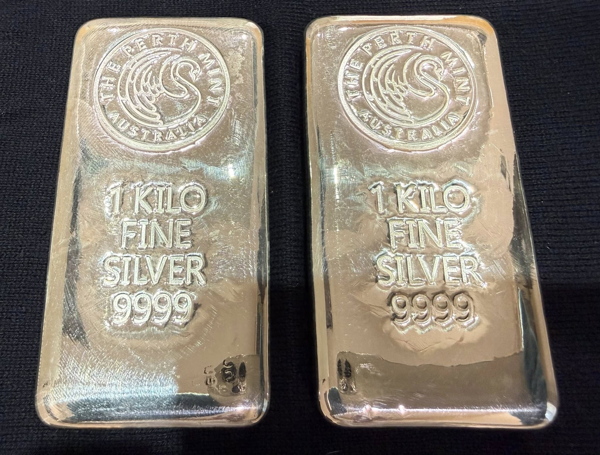 1 Kilogram Perth Mint Silver Bullion Bar
