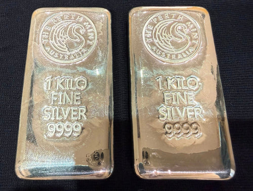 1 Kilogram Perth Mint Silver Bullion Bar