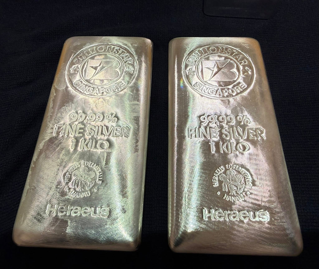 1 Kilogram BullionStar No-Spread Silver Bullion Bar