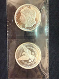 1/2 oz Morgan Silver Bullion Round
