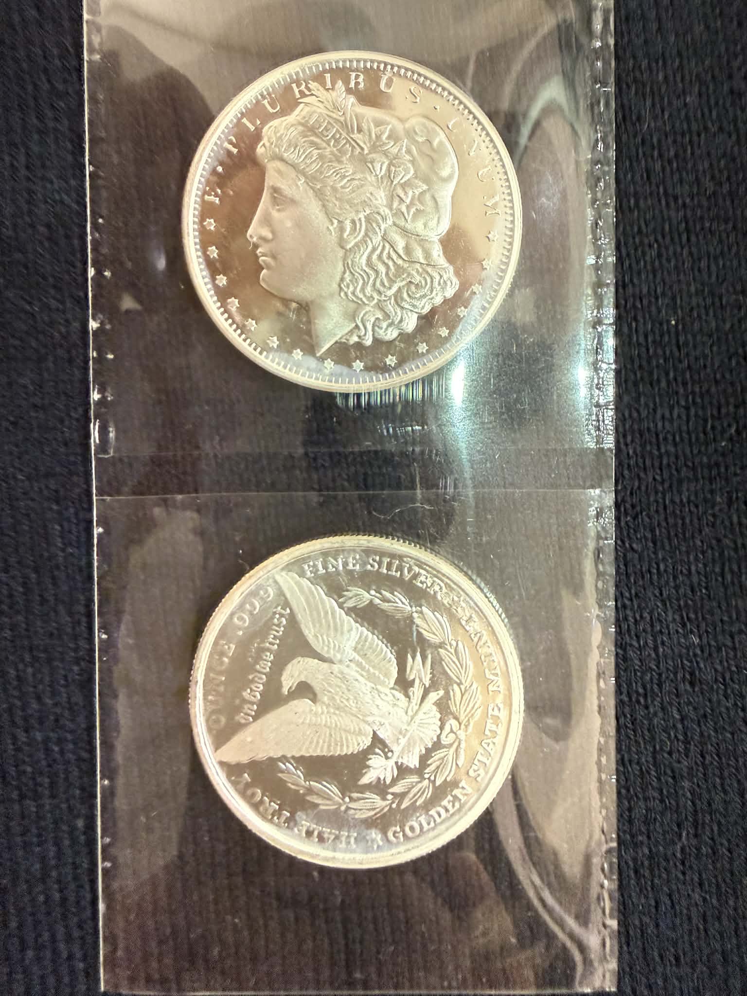 1/2 oz Morgan Silver Bullion Round