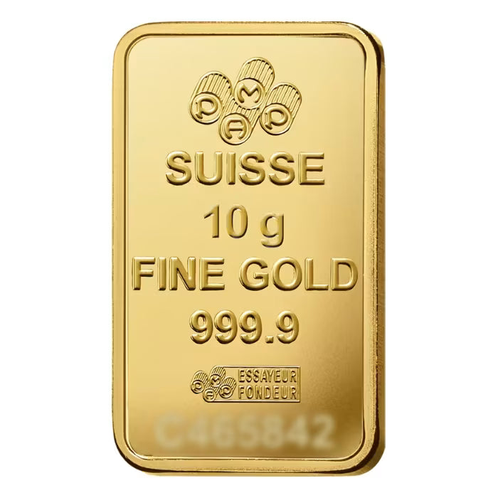 10 gram Pamp Suisse - Lady Fortuna with Veriscan .9999 Gold Bar (In Assay)