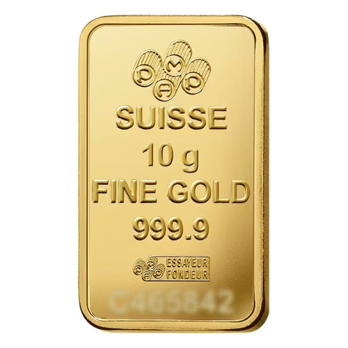 10 gram Pamp Suisse - Lady Fortuna with Veriscan .9999 Gold Bar (In Assay)