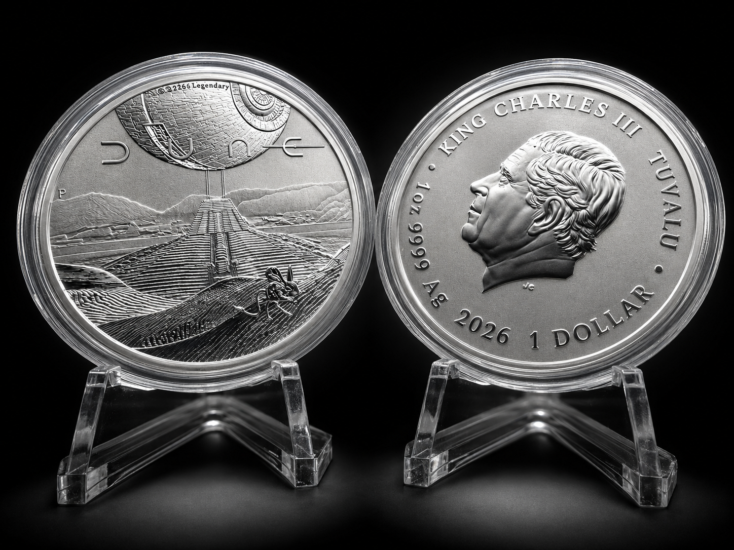 2026 1oz Tuvalu Dune .9999 Silver BU Coin