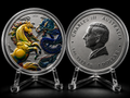 2026 1oz Australia Chinese Myths and Legends - Dragon and Horse Opalite .9999 Silver Coloured BU Coin