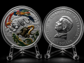 2024 1oz Australia Chinese Myths and Legends - Four Guardians Lan .9999 Silver Coloured BU Coin