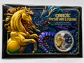 2026 1oz Australia Chinese Myths and Legends - Dragon and Horse Opalite .9999 Silver Coloured BU Coin (in Card)