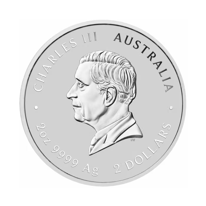 2026 2 oz Lunar III - Year of the Horse Silver Coloured BU Coin (in Capsule)