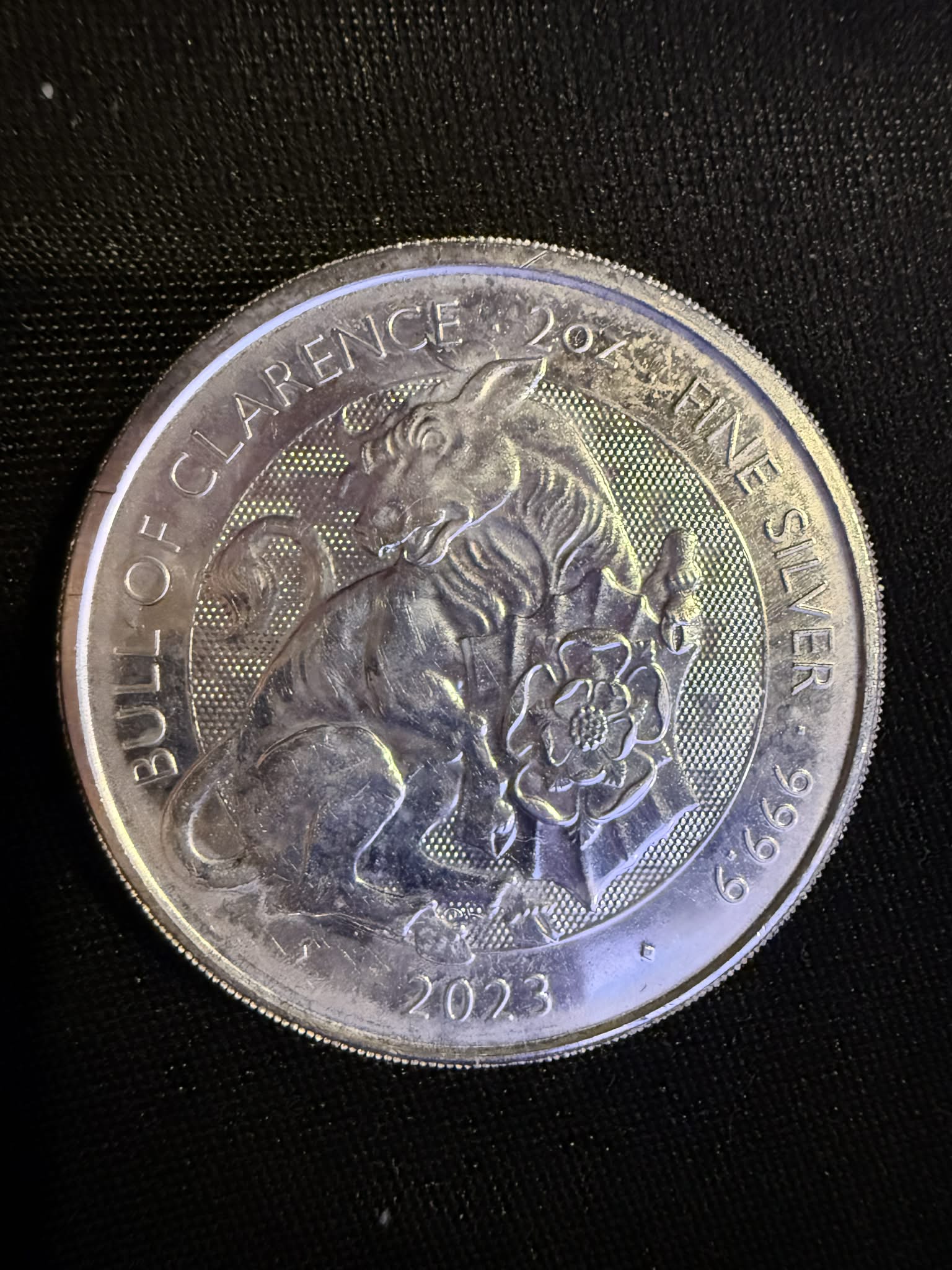 2023 2 oz United Kingdom Silver Tudor Beasts Bullion Coin - The Bull of Clarence (2nd Hand)
