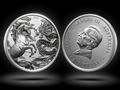 2026 1oz Australia Chinese Myths and Legends - Dragon and Horse .9999 Silver BU Coin