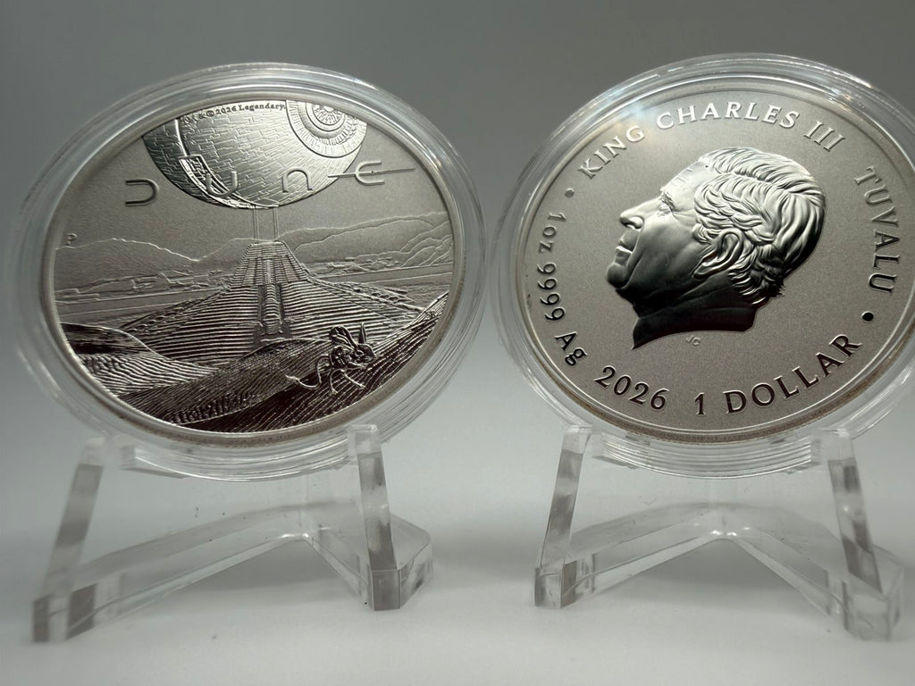 2026 1oz Tuvalu Dune .9999 Silver BU Coin