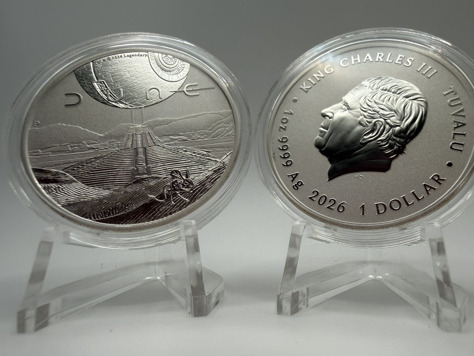 2026 1oz Tuvalu Dune .9999 Silver BU Coin