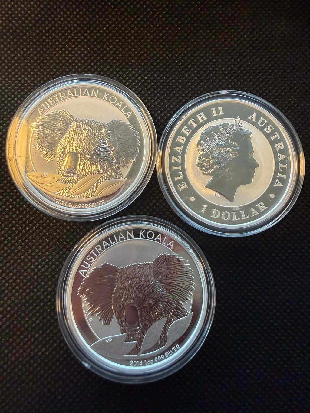 1oz Australian Silver Koala Bullion Coins
