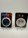 2021 1 oz Niue Godzilla Vs Kong - Godzilla .999 Silver Coloured BU Coin
