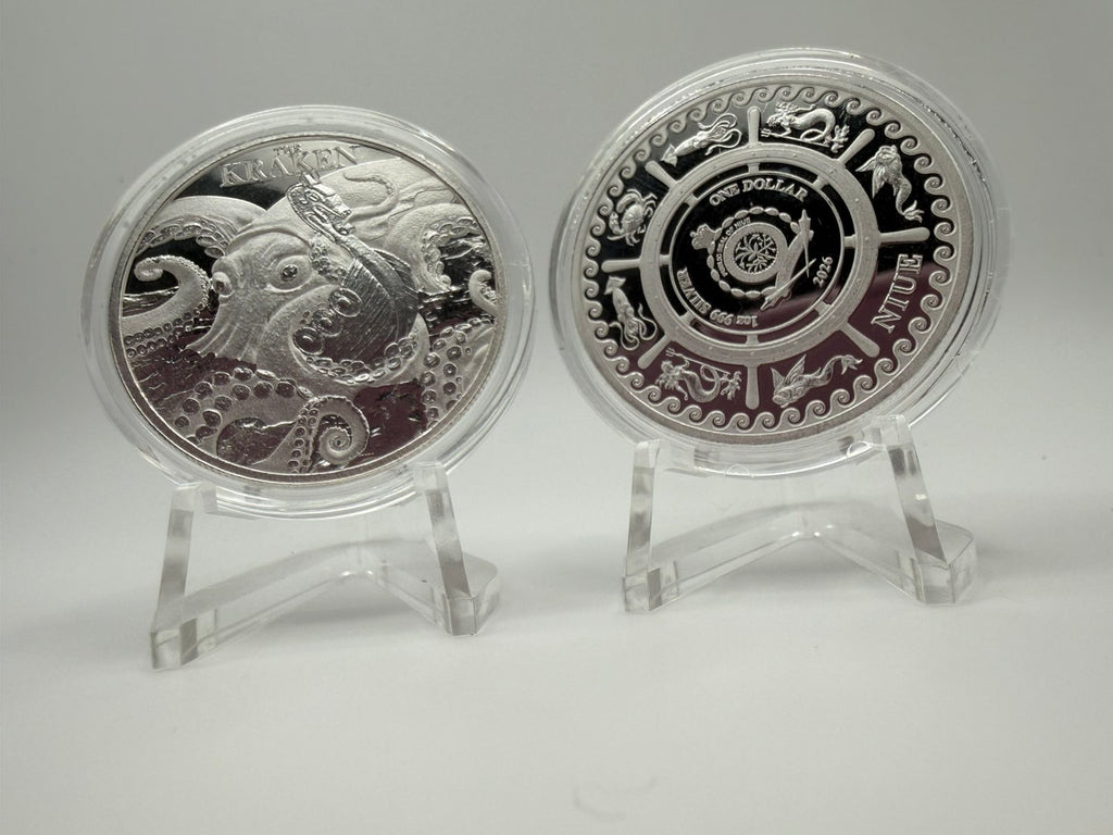 2026 1 oz Niue Mythical Creatures: The Kraken .999 Silver BU Coin
