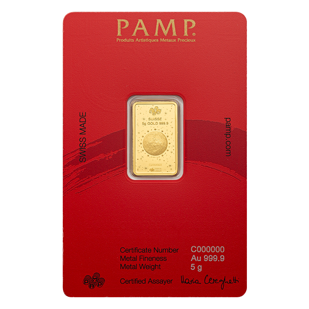 5g 2026 Pamp Suisse Lunar Horse Gold Bar