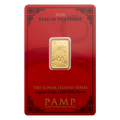 5g 2026 Pamp Suisse Lunar Horse Gold Bar