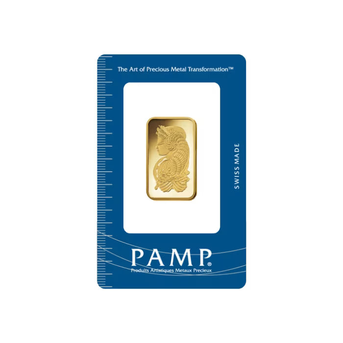 1/2 oz Pamp Suisse Lady Fortuna .9999 Gold Bar (In Assay)