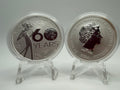 2024 1oz Tuvalu Pink Panther 60th Anniversary .9999 Silver BU Coin