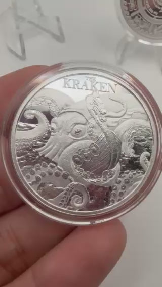 2026 1 oz Niue Mythical Creatures: The Kraken .999 Silver BU Coin