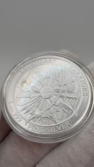 1 oz Legendary Warriors: William Wallace .999 Silver BU Round