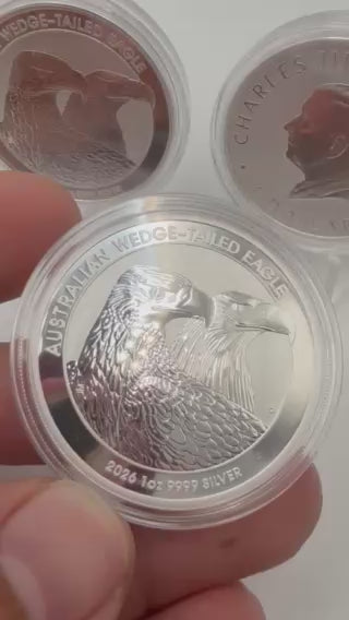 2026 1oz Australia Wedge Tailed Eagle .9999 Silver BU Coin
