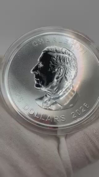 2026 5 oz Canada Grand Maple Leaf .9999 Silver BU Coin
