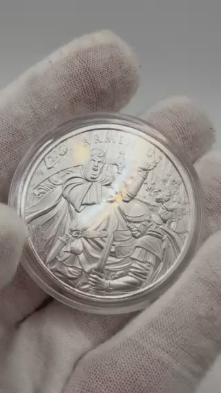 1 oz Legendary Warriors: Arminius .999 Silver BU Round