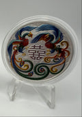 2025 1oz Australia Chinese Myths and Legends - Double Phoenix Vivid .9999 Silver Coloured BU Coin