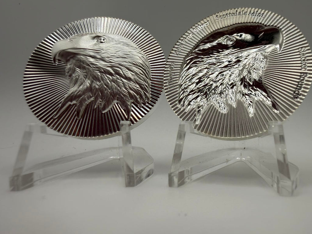Scottsdale Mint Eagle Stacker 99.9% Silver Round 1oz
