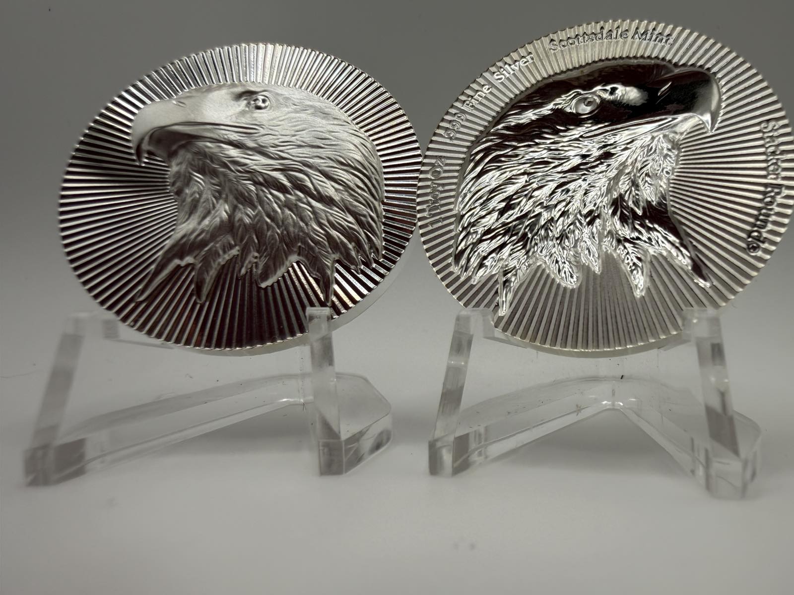 Scottsdale Mint Eagle Stacker 99.9% Silver Round 1oz