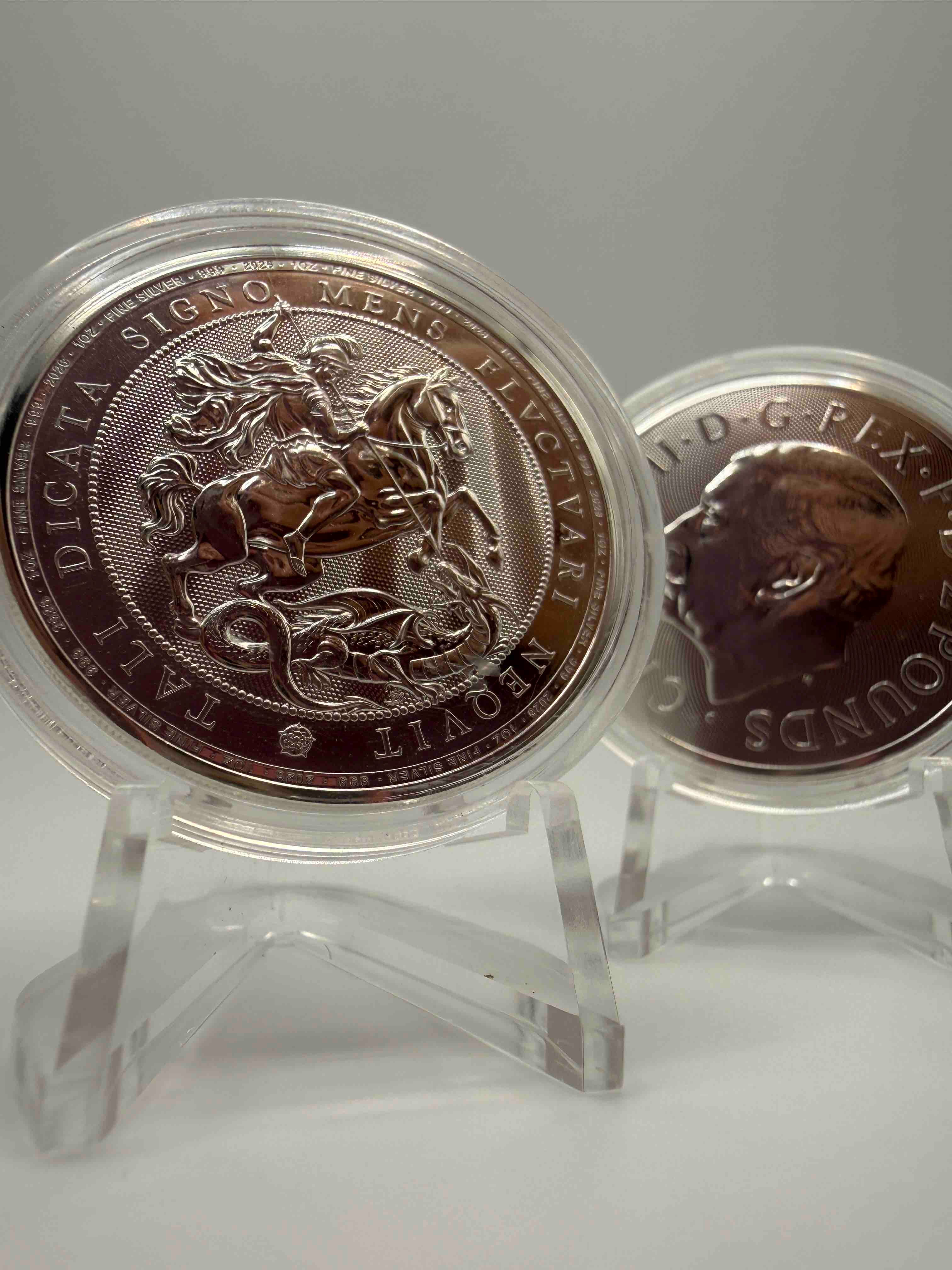 2026 1oz Great Britain St George and the Dragon .999 Silver Coin