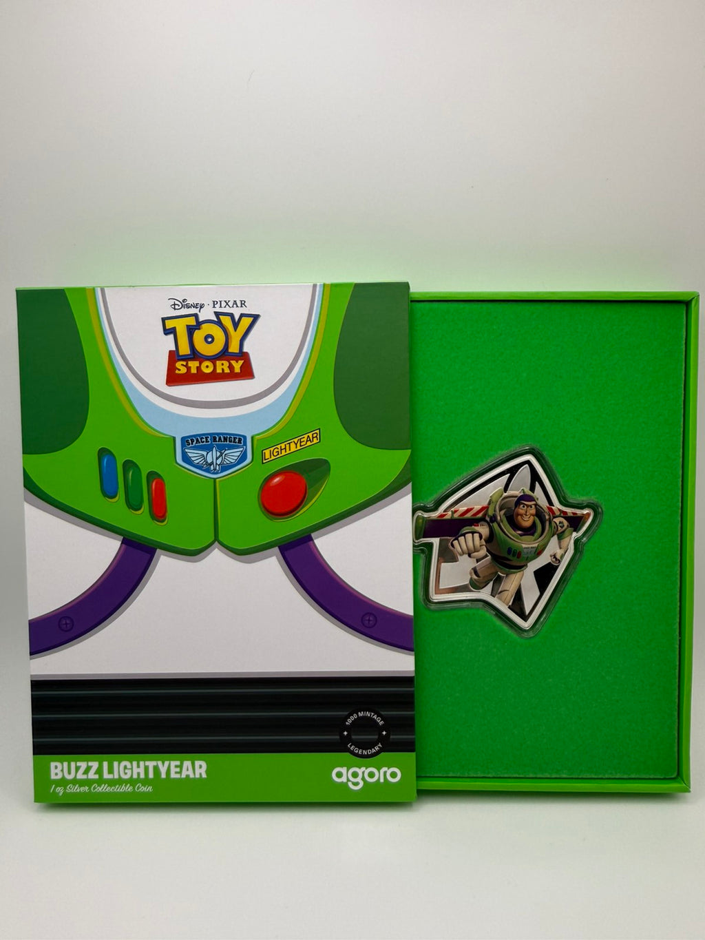 2025 1oz Niue Disney Toy Story (1995) 30th Anniversary - Buzz .999 Silver Coloured Proof Coin