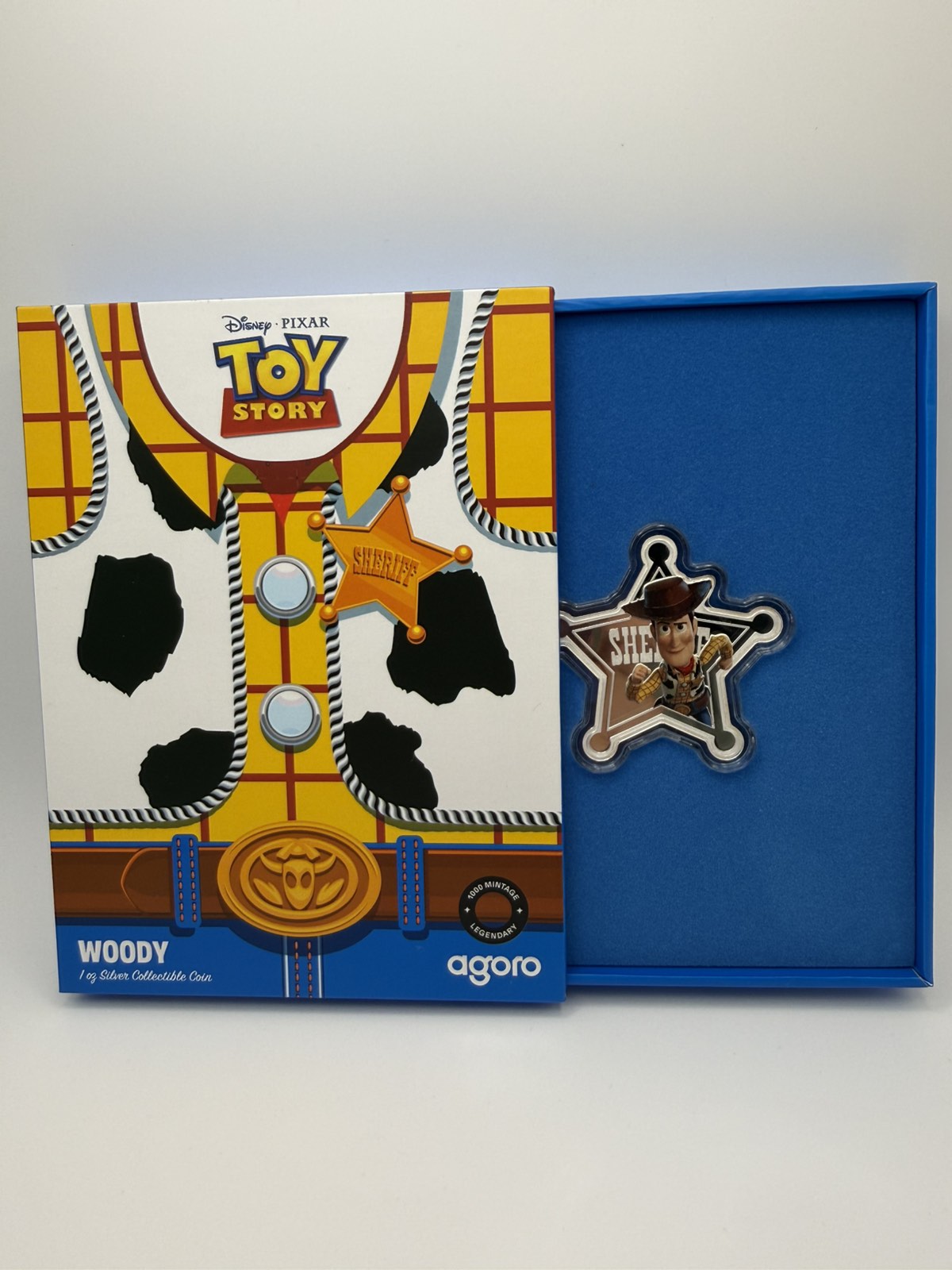2025 1oz Niue Disney Toy Story (1995) 30th Anniversary - Woody .999 Silver Coloured Proof Coin