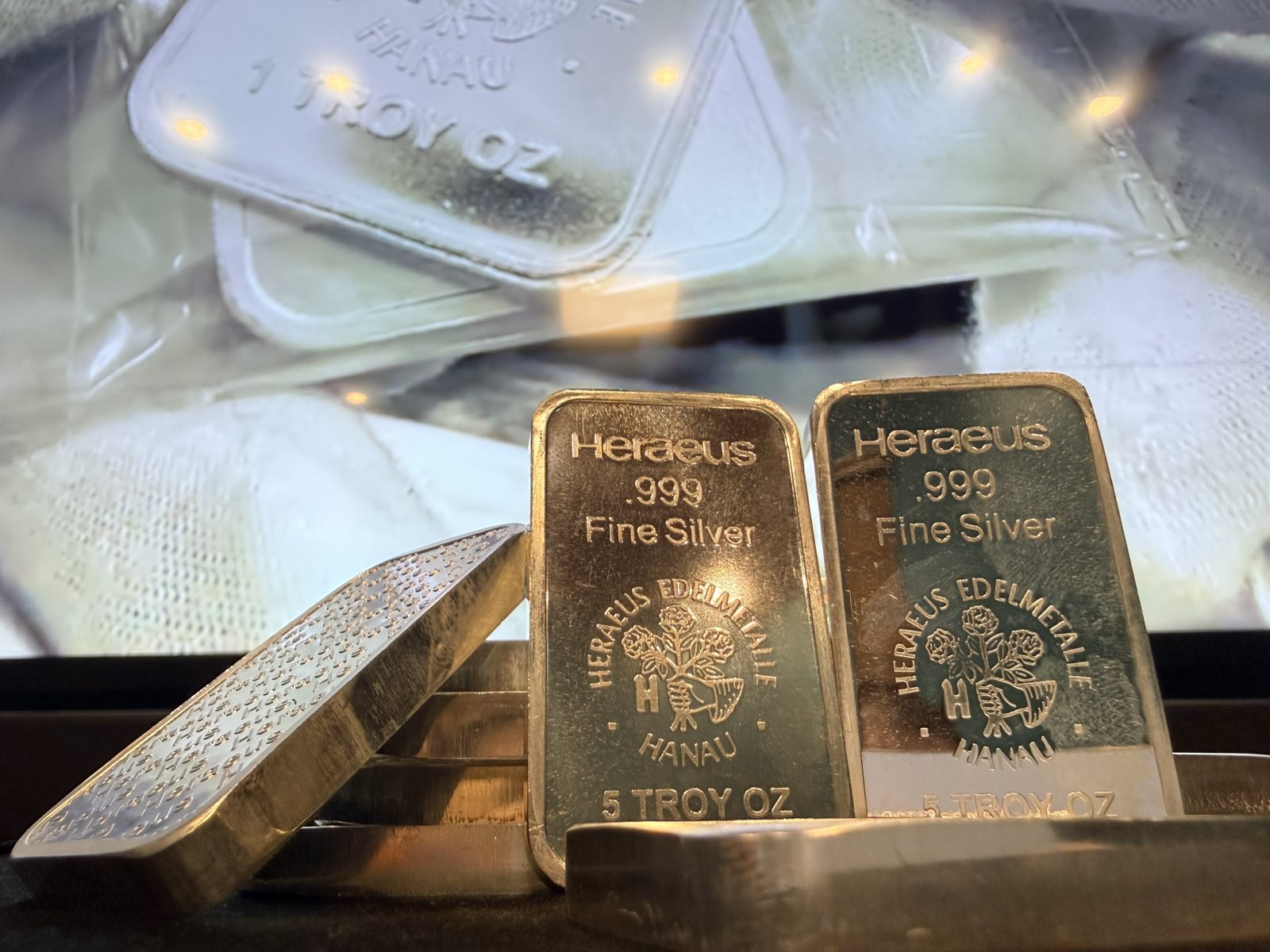 5 oz Heraeus Silver Bullion Bar