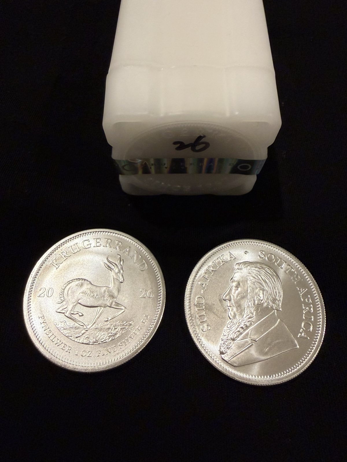 2026 1oz South African Silver Krugerrand Bullion Coins