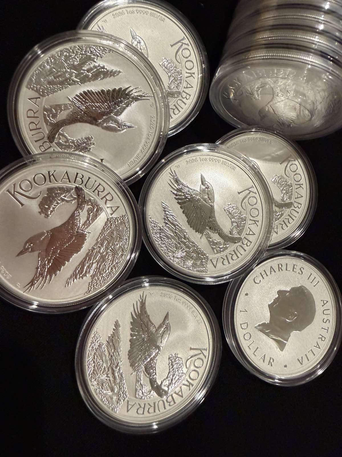 2026 1oz Australian Silver Kookaburra Bullion Coins