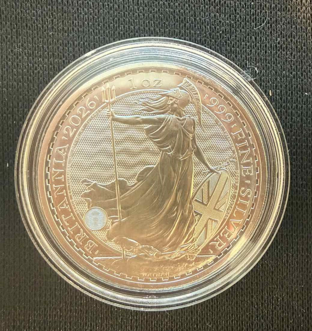 2026 1 oz United Kingdom Silver Britannia Bullion Coin